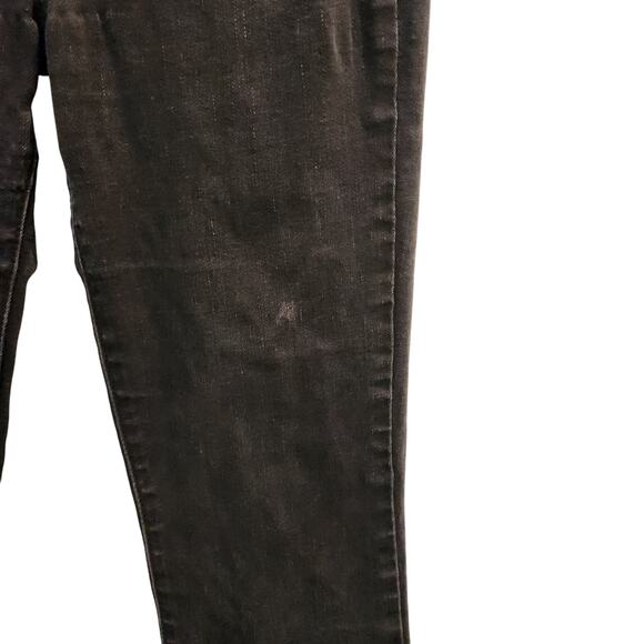 Just USA Black Dark Wash Denim Casual Classic High Rise Bootcut Jeans Size 4 - Picture 7 of 10